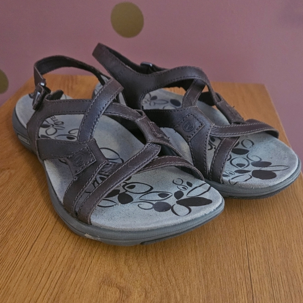 Merrell Brown Comfort Strappy Sandals
